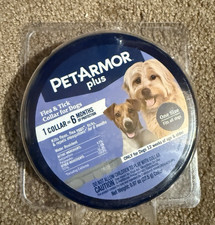Pet Armor Plus for Dogs Flea Tick 1 Collar 6 Months Protection