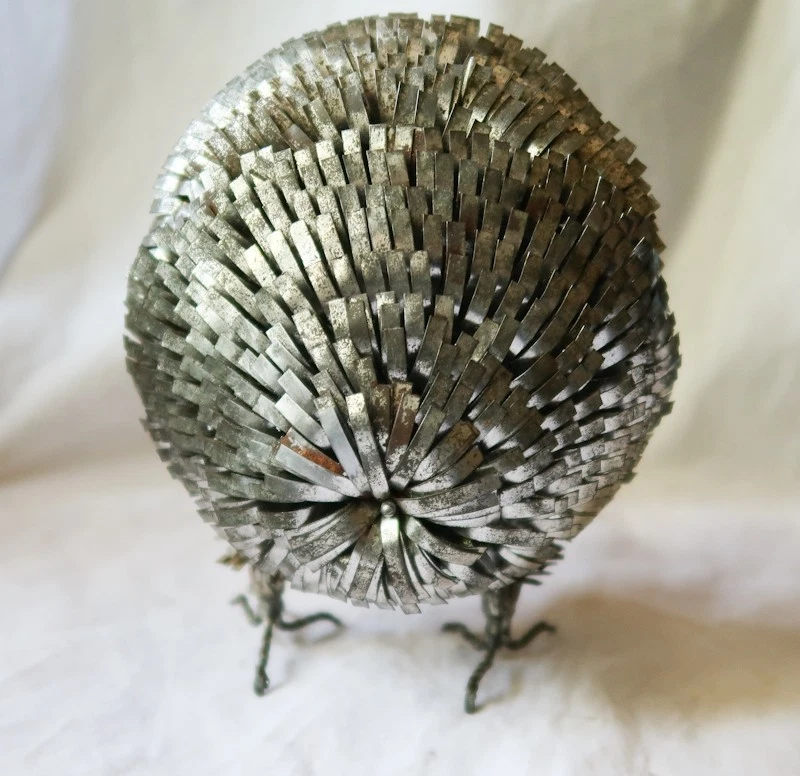 1970s Vintage Sergio Bustamante Owl Sculpture 6.5 Inches Tall - Image 4 of 4