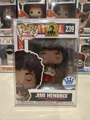 Funko Pop! Rocks Jimi Hendrix #239 Shop Exclusive Mint w/ Protector 🎸