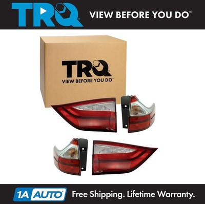 TRQ Rear Tail Lights Set Driver & Passenger Side Fits 2015-2019 Toyota Sienna