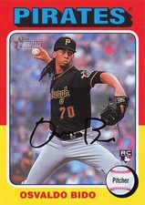 #496 Osvaldo Bido - Pittsburgh Pirates - 2024 Topps Heritage Baseball