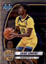 2024-25 BOWMAN UNIVERSITY CHROME - ZAIDE LOWERY #90