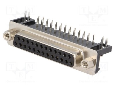 weiblich Steckverbinder: D-Sub THT 90°-Winkel PIN: 25 Buchse