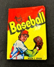 1973 Topps Baseball Wax Pack Wrapper ONLY Nice Pitcher