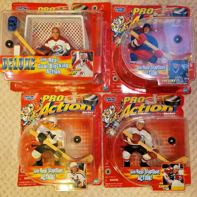 #ad #ad Starting Lineup Pro Action Hockey Figures Sealed In Box $29.99