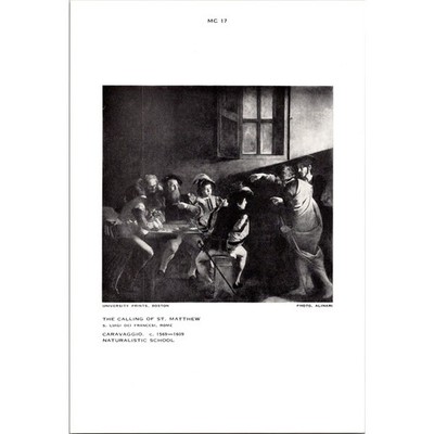 The Calling of St. Matthew S. Luigi Dei Francesi Rome Vintage Print STF-UP2