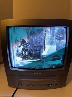 ドウシシャ　CFX-3 コンパクトカラーテレビ Vintage Toshiba 13” CRT TV VCR Combo Player Retro Gaming MV13N3 No