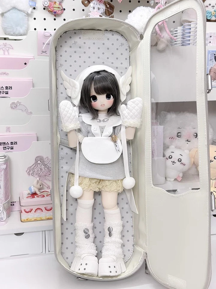 1/4 BJD Bolso para Muñeca Bolso de Transporte Bandolera Bolso de Hombro Mochila Niñas Regalo Foto 4 de 4