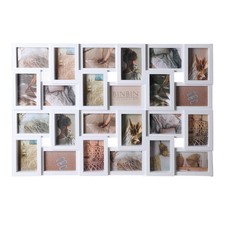 24 Picture Photo Frame Multi Aperture Collage Wall Hanging 4x6 Display Gallery