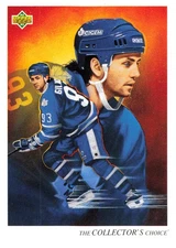 Doug Gilmour 1992-93 Upper Deck #21 Toronto Maple Leafs Hockey