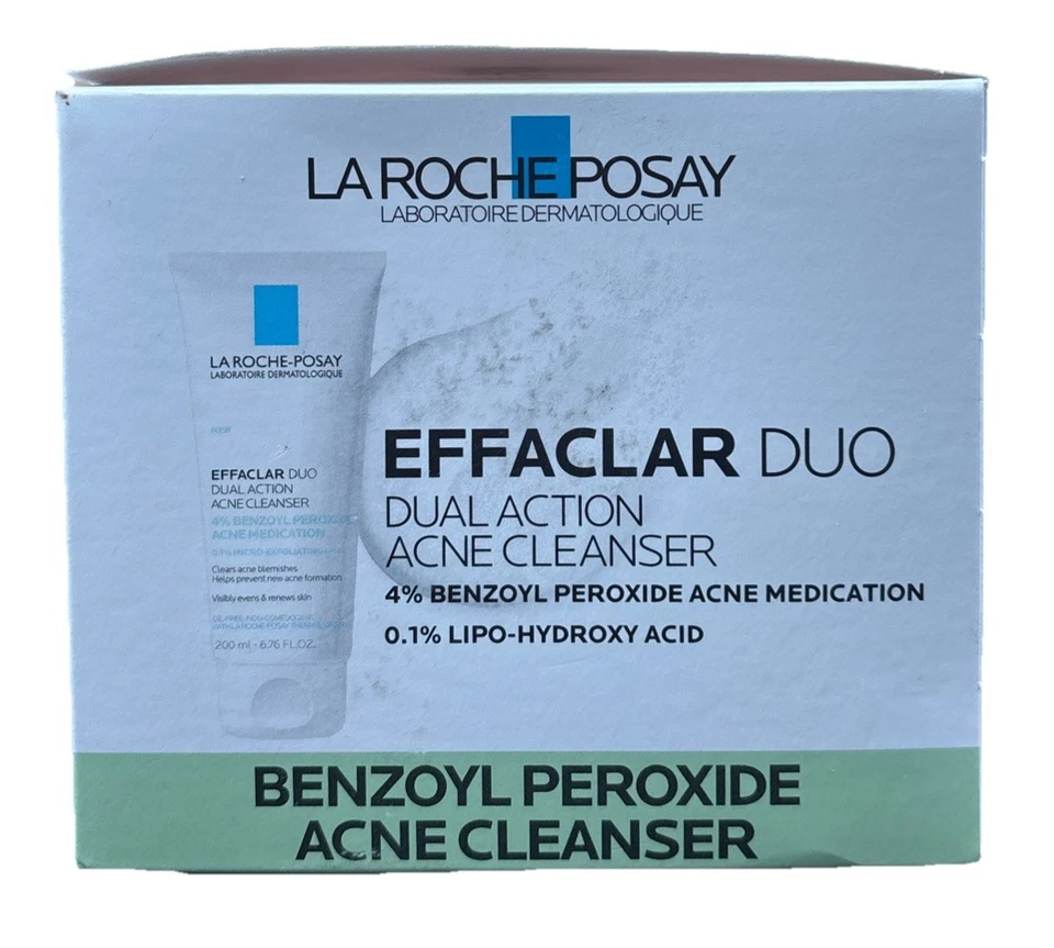 Limpiador de acné de doble acción La Roche Posay Effaclar Duo (30 X 10 ml/caja) estuche de 12 Foto 3 de 4