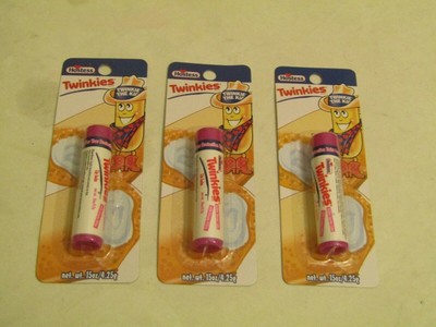 Hostess Twinkies Lip Balm x3