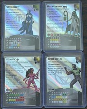 DC Heroclix Lantern Legacy Card Lot Of 4 L033, L042, L052 And L108