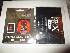 SNK GOLD LIMITED EDITION NEO GEO X CONSOLE + MEGA PACK *SEALED NINJA MASTERS*