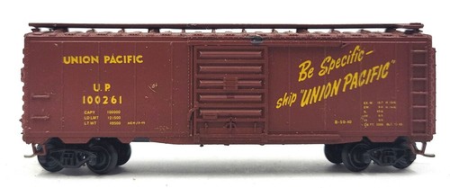 Roco 28505 Union Pacific Boxcar escala N #100261 EX | Condition: Used