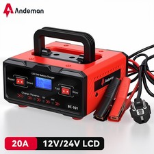 Batterieladeger�t 20A 12V 24V Intelligente Impuls Reparatur f�r GEL Auto LKW