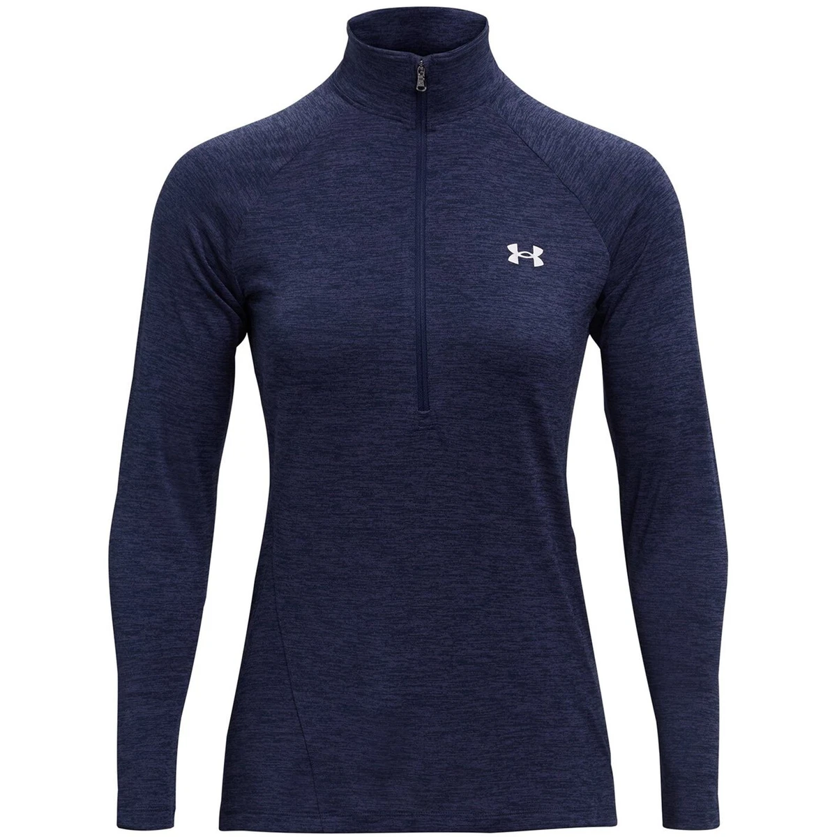 Haut Manches Longues 1/2 Zip Under Armour Tech Gris Femme