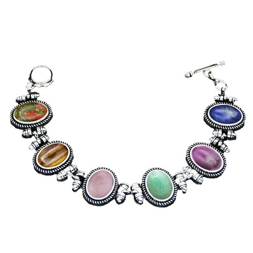 Beautiful ladies silver tone dainty bracelet stone slim watch new batt Beautiful ladies silver tone dainty bracelet stone slim  main image 3