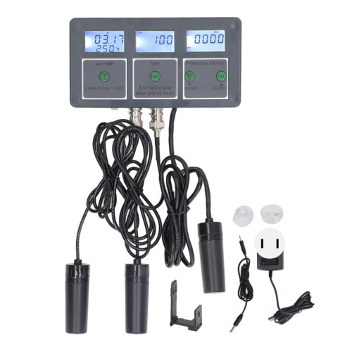 Multi Parameter Water Quality Tester S.G PH EC SALT ORP TDS CF TEMP 8 In 1 R TOU - Picture 12 of 24