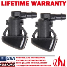 2PCS Windshield Wiper Water Spray Jet Washer Nozzle fit for 2008-2011 Ford Focus