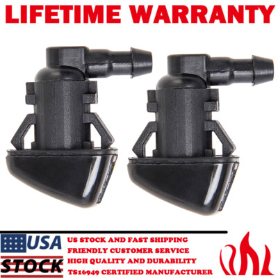 #ad 2PCS Windshield Wiper Water Spray Jet Washer Nozzle fit for 2008 2011 Ford Focus $6.99
