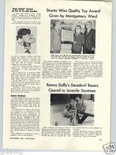 1965 PAPER AD Roger Ramjet Cartoons Article Honey Moon Space Doll Chester Gould