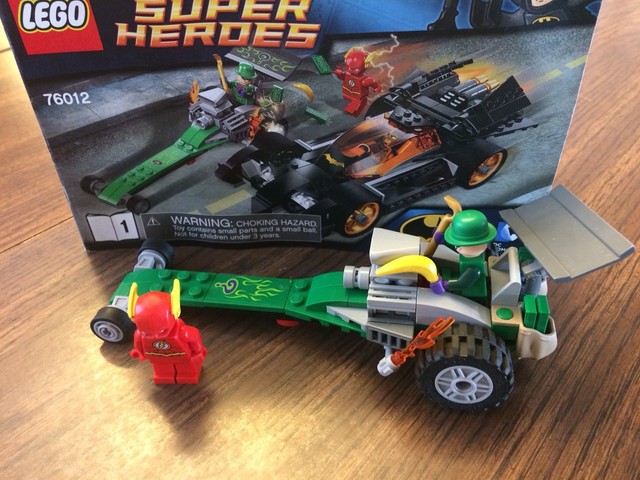 Lego 76012 Super Heroes The Flash Riddler Minifigure Riddlerâs Dragster Manual | eBay