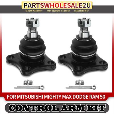 2x Front Lower Ball Joint Set for Mitsubishi Mighty Max 83-96 Dodge Ram 50 83-93