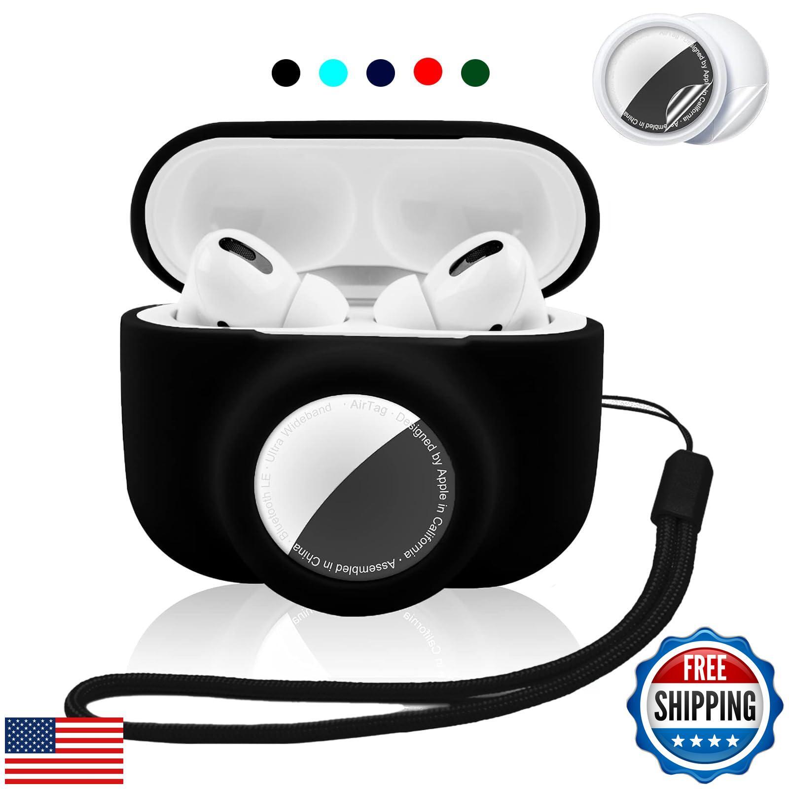 2-in-1 AirPods Pro 2 Case with AirTag Holder & Lanyard-image