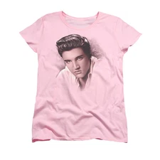 ELVIS PRESLEY THE STARE Licensed Women's Graphic Tee Shirt SM-2XL