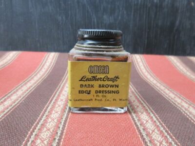 brown edge dressing Fiebing's Leather Sole & Heel Black Edge Dressing (4 oz)