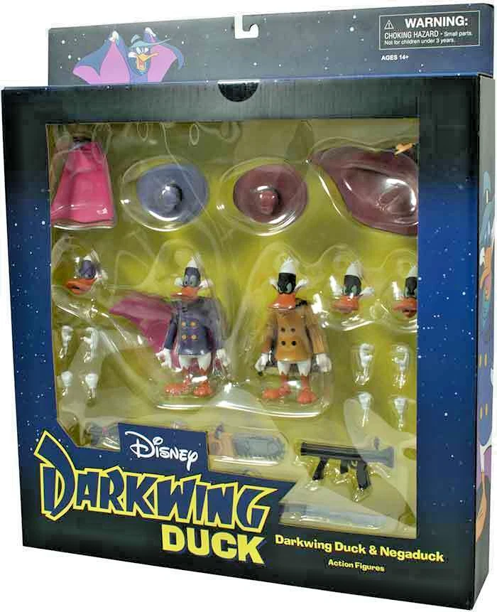 Darkwing Duck & Negaduck Deluxe Figura de Acción Caja Set Diamond Select Disney Foto 2 de 2
