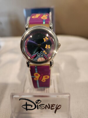 Vintage Girls DISNEY Winnie the Pooh EEYORE watch Multicolor  display picture 3