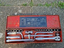 Gordon Socket & Attachment set No. 488 1/2 Sq drive - Used