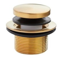 Signature Hardware Pop-Up Drain, Brushed Gold