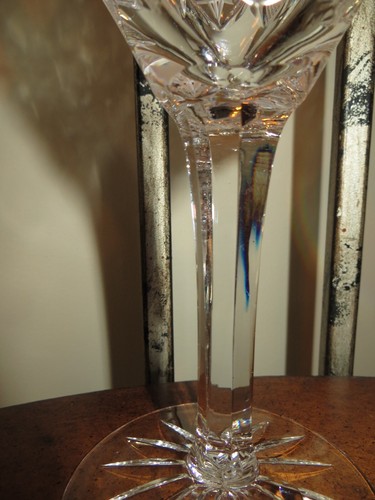 Heavy Thick Leaded Crystal Hobstar Pattern Bundle heavy wine/champagne glasses - 第 7/12 張圖片
