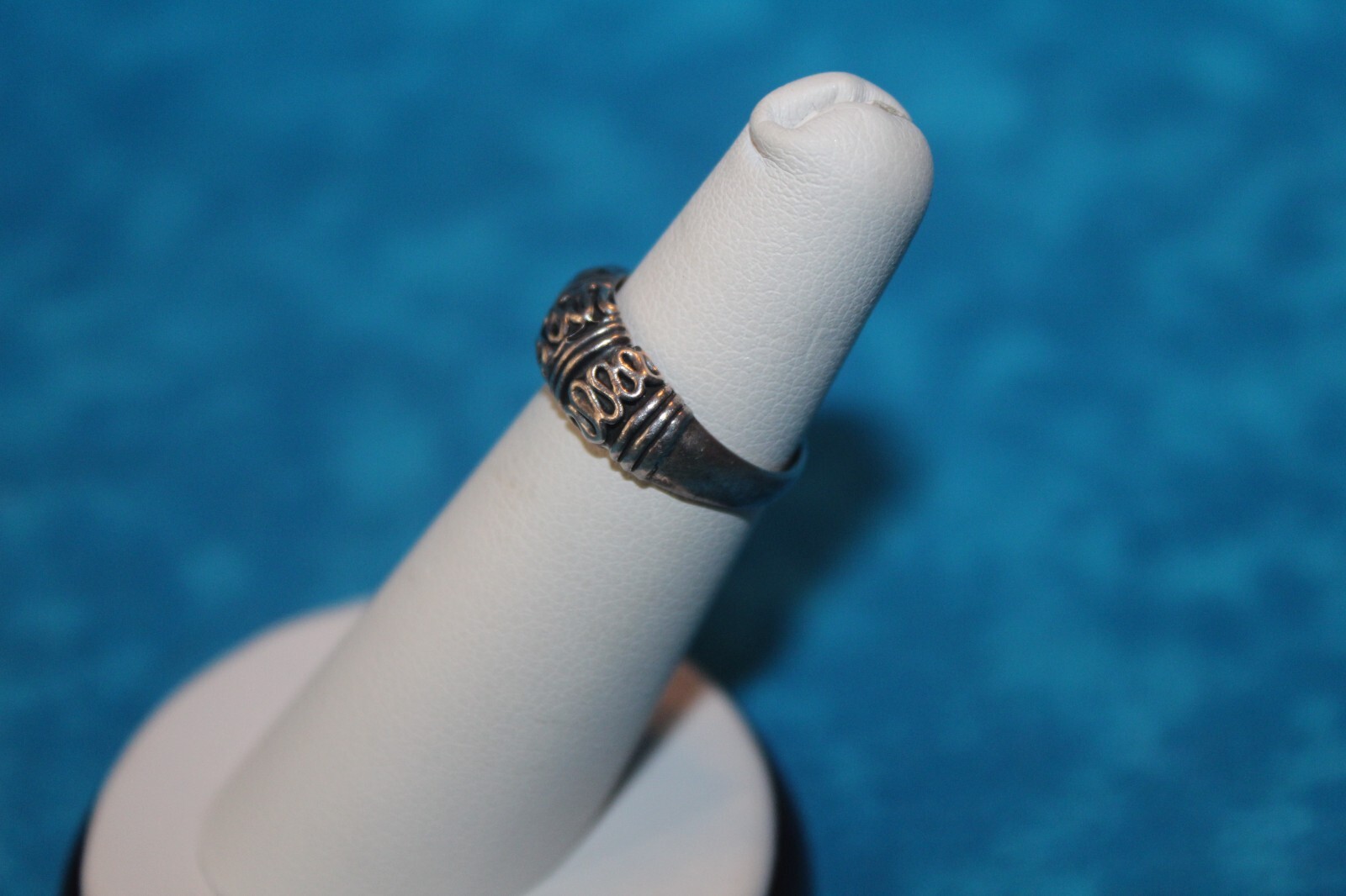 Squiggly Sterling Silver Ring - image 3