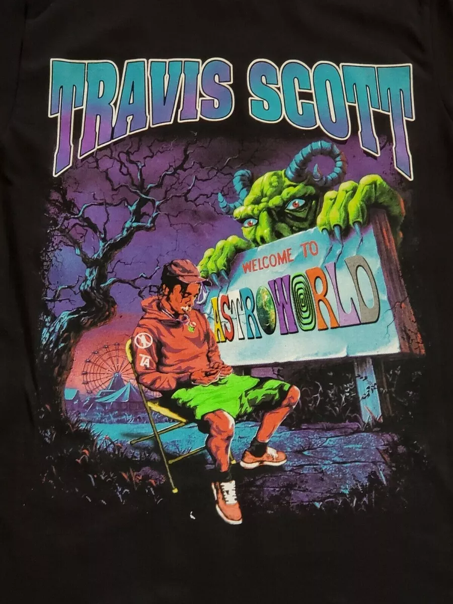 Astroworld Globe Travis Scott Essential T-Shirt for Sale by FmlRedbub