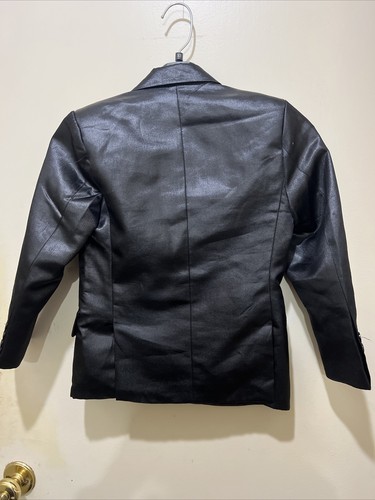 Xuanshaoye Dress Suit Jacket Boys Size 5- 6 Black Button - Picture 15 of 15