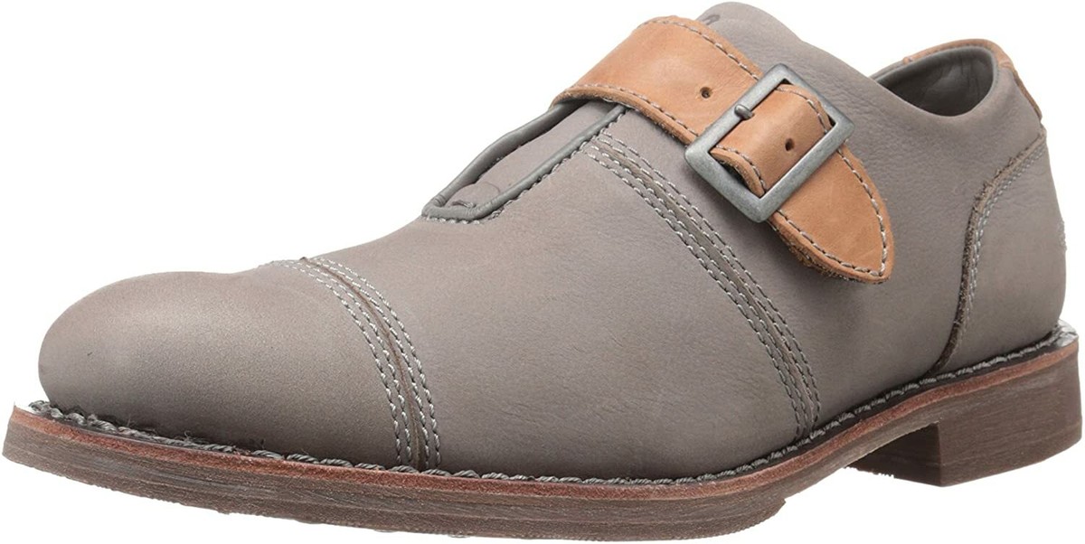 Caterpillar Men\'s Halsey Frost Grey Leather Shoes - Size 9 CATM-P91767-050724-S25-  main image 4