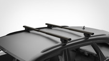 FIT FOR VW TOUAREG BLACK CROSS ROOF BARS RACK FIT FOR FLUSH ND RAISED ROOF RAILS