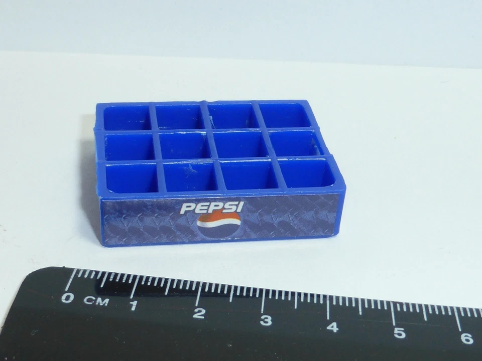 Cassa vuota Pepsi scala 1:12 casa delle bambole pub bevanda