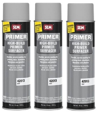 High-Build Primer Surfacer - Gray SEM-42013 (3 Pack)