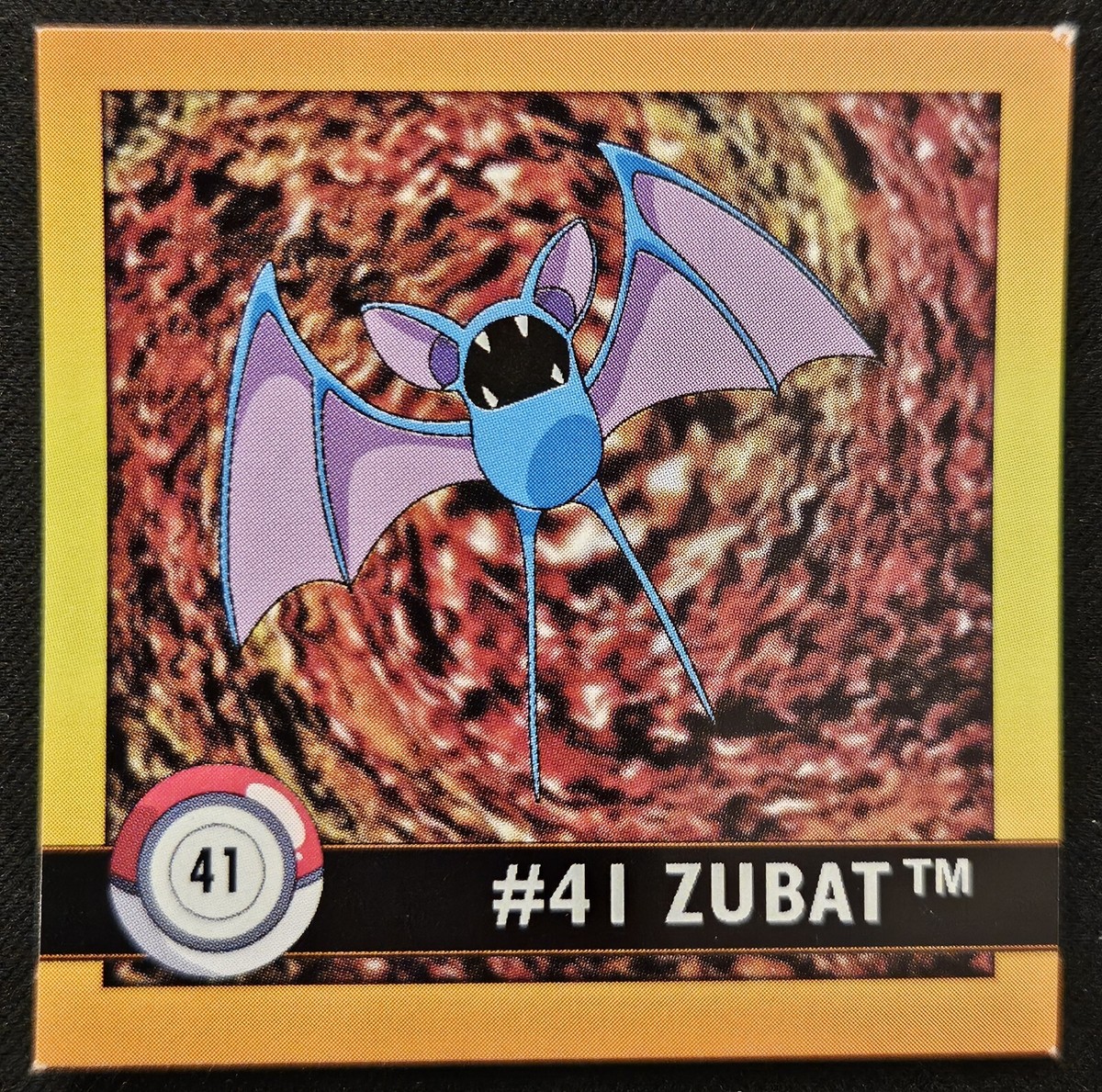 Zubat 41 Artbox Series 1 Stickers Vintage Pokémon Trading Card