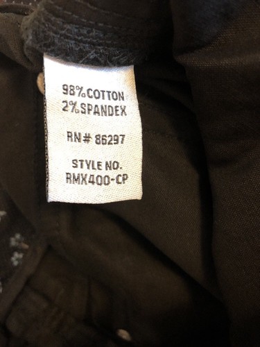 New Vertigo Paris Grommet Cropped Capri Cotton Pants, Size 6, Black Color - Picture 10 of 10