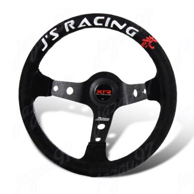 For J s Racing Xtreme Racers Type D 330mm Deep Dished Suede Steering Wheel New