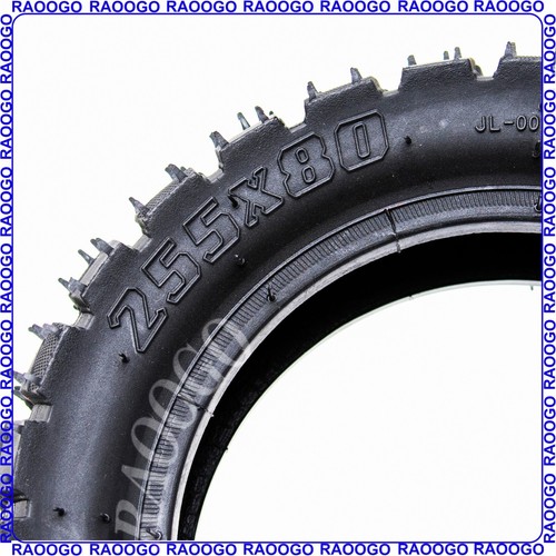 255x80 Tire & Tube Fit 80/65-6 10x3 Varla Nanrobat d6+ Mantis Pro Scoote Eléctrico - Imagen 6 de 12