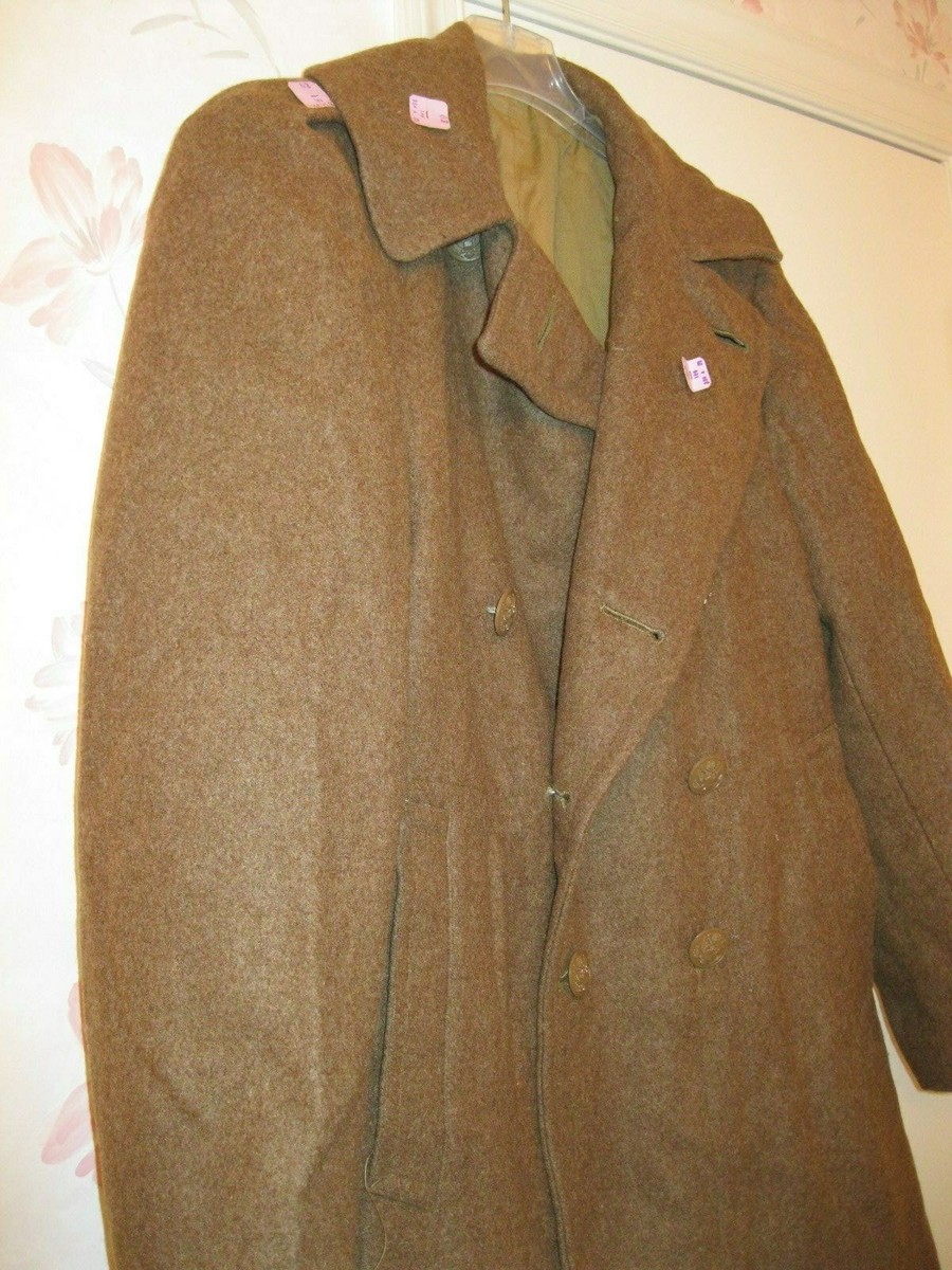 【新品未使用】Acka. over wool jacket US Original WW2 WWII M-1942 Wool Overcoat Unissued w/Cutter Tags