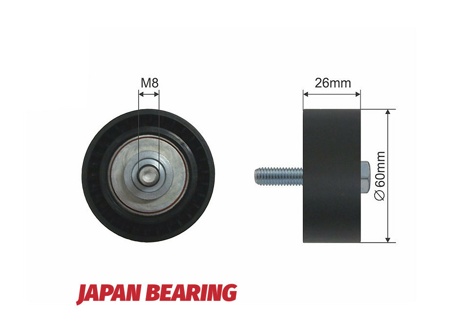 Tensioner Timing Belt Pulley for Citroen Berlingo C2 C3 I C3 Pluriel Jumpy