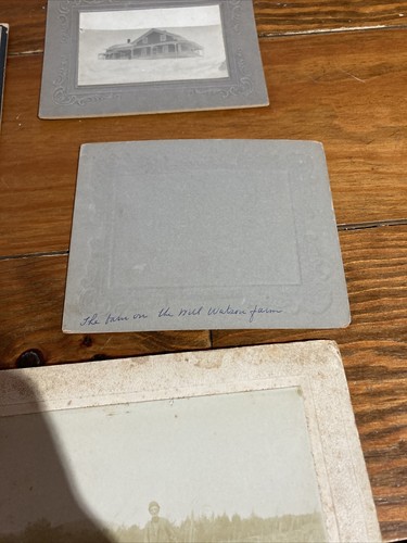 Lote de 5 fotos de tarjetas de gabinete granjas en paisaje de Nueva Inglaterra más - Imagen 8 de 12